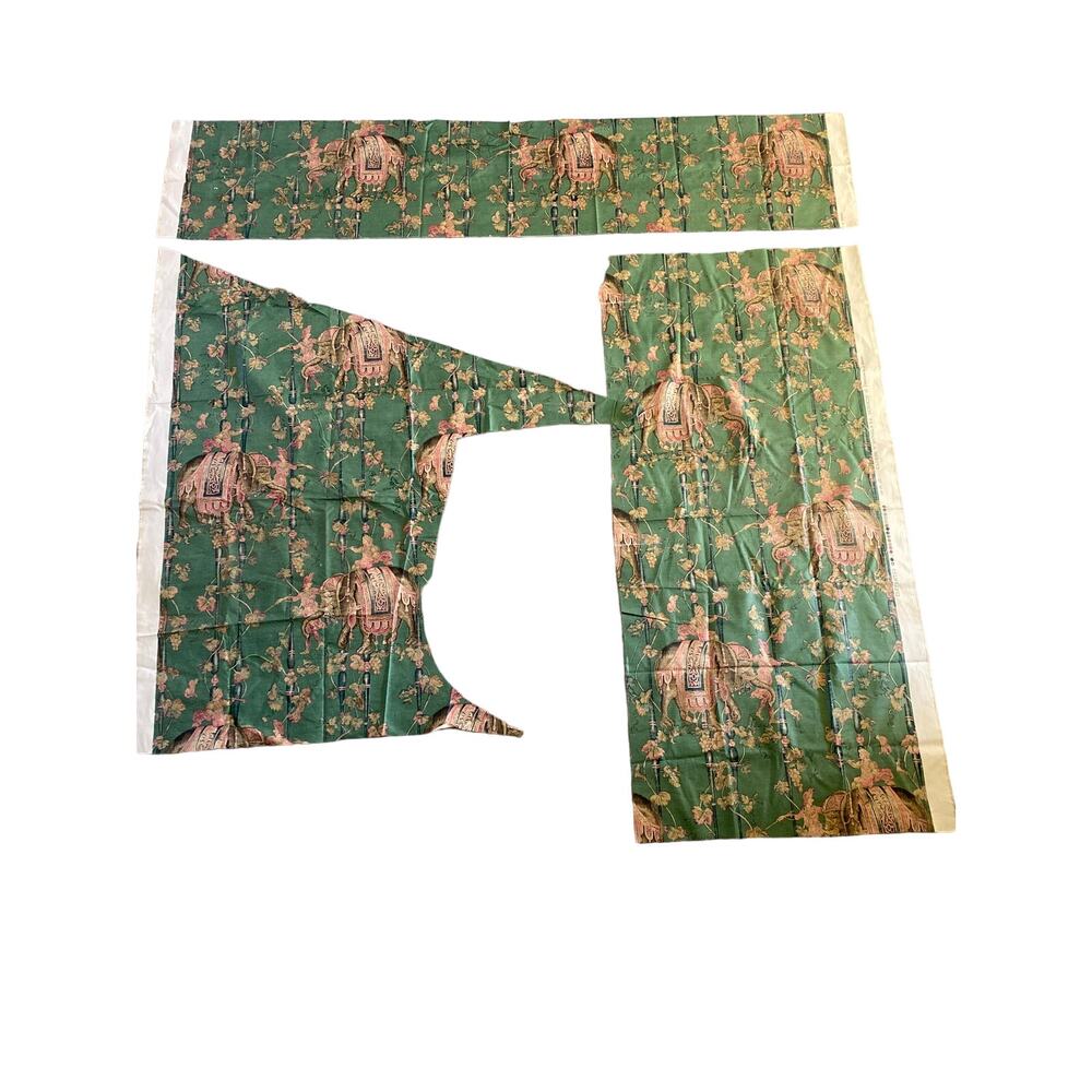 Gaston Y Daniela "Elefantes" fabric vintage swatch